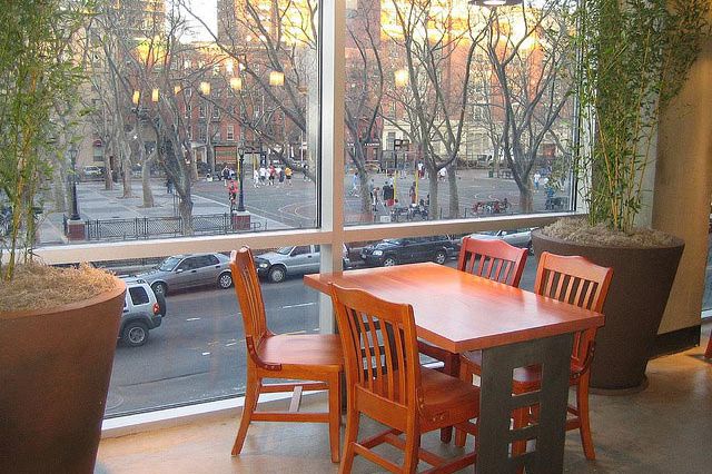 There are worse places to sit than on the second floor of the Whole Foods Bowery